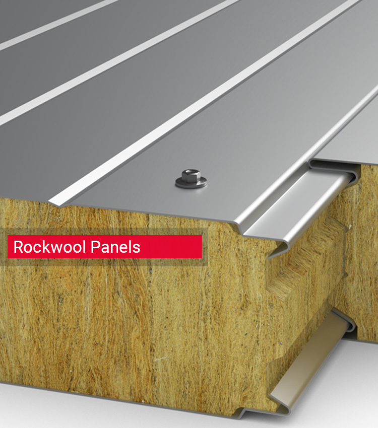 Panel de lana de roca 1350x600x60mm Rockwool Rockalm 211 (paquete 6,48m²)
