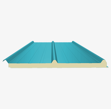 3 Ribs PUR - PIR Roof Panel | POLMEK Group